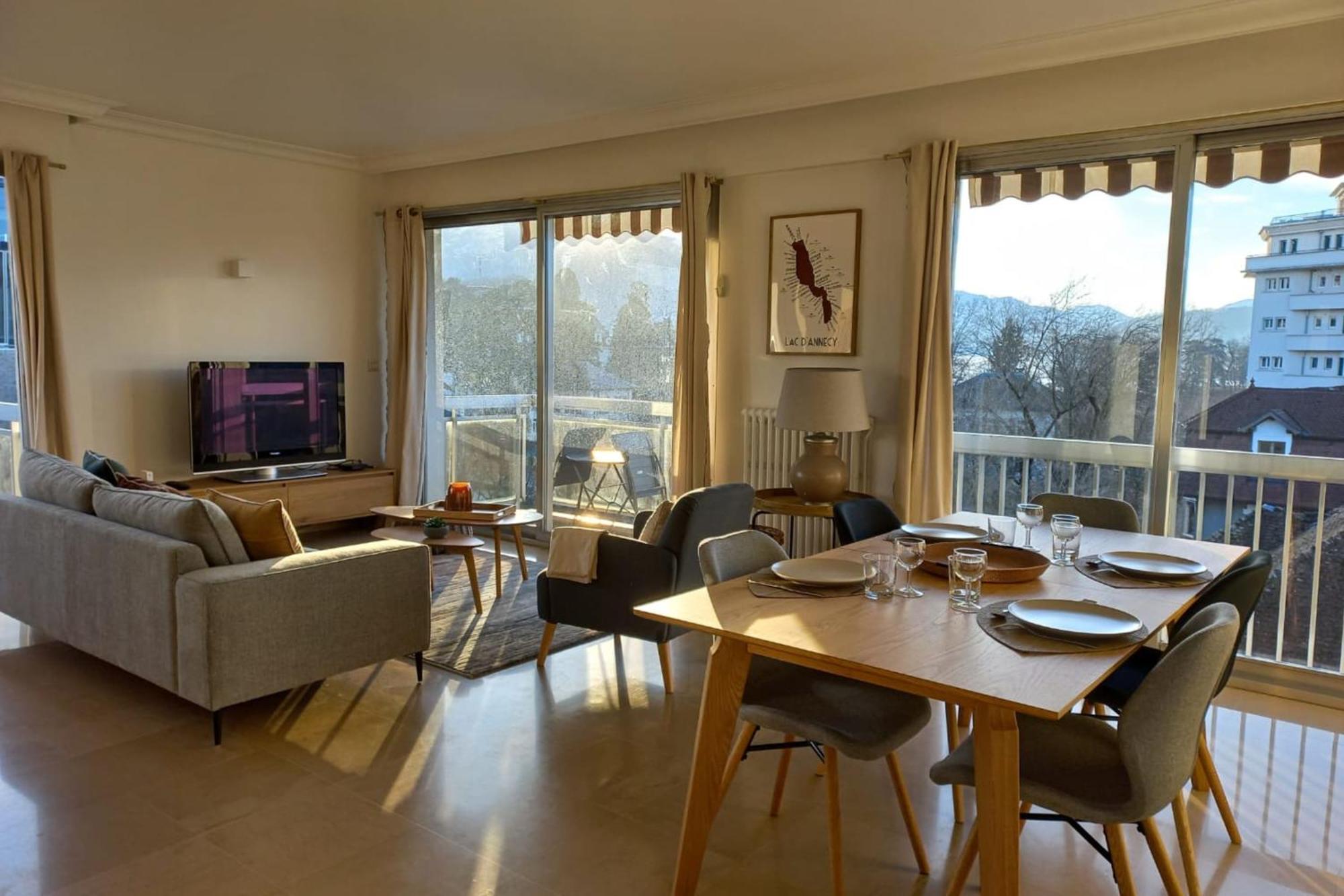 Tournette-Comfortable And Quiet Luxury Apartment Annecy Exteriör bild